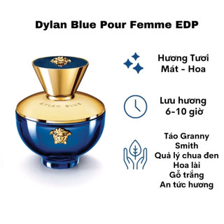 Nước hoa nữ : versace pour femme dylan blue edp chiết 10ml