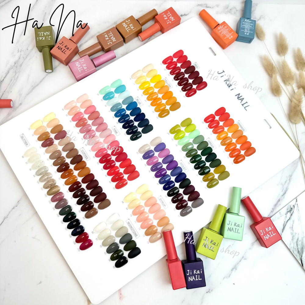 Sét sơn gel 110 màu Jikai cao cấp chất sơn siêu mướt