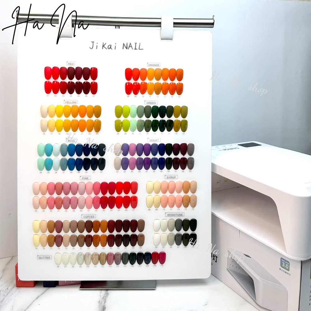 Sét sơn gel 110 màu Jikai cao cấp chất sơn siêu mướt