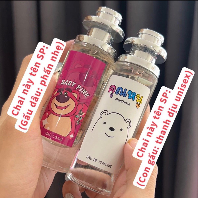 NƯỚC HOA GẤU DÂU MÙI PHẤN EM BÉ MÙI TRÁI CÂY Mây Official