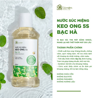 Bộ Combo Nước Súc Miệng Và Xịt Thơm Chăm Sóc Răng Miệng Ngừa Hôi Cỏ Mềm