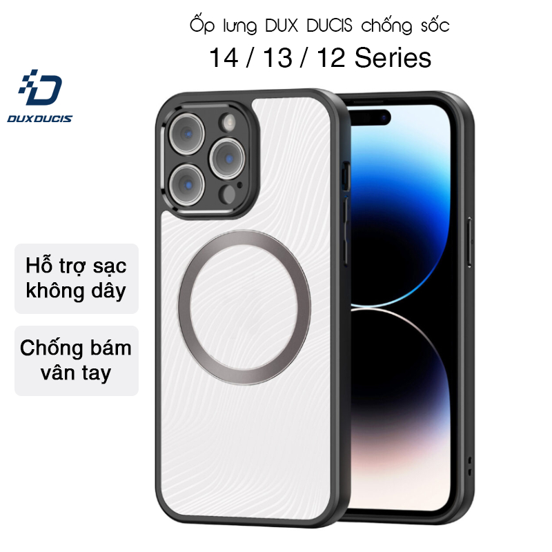 Ốp lưng DUX DUCIS iPhone 14/ 14 Plus/ 14 Pro/ Max/ 13/ 13 Pro/ Max/ 12/ 12 Pro/ Max (AIMO MAG SERIES)