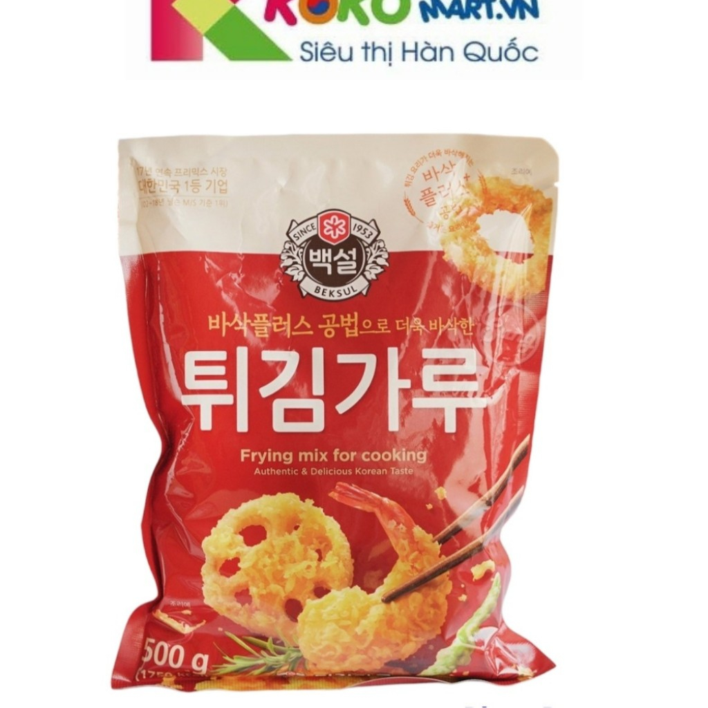 Bột chiên tôm Beksul Hàn Quốc 500g