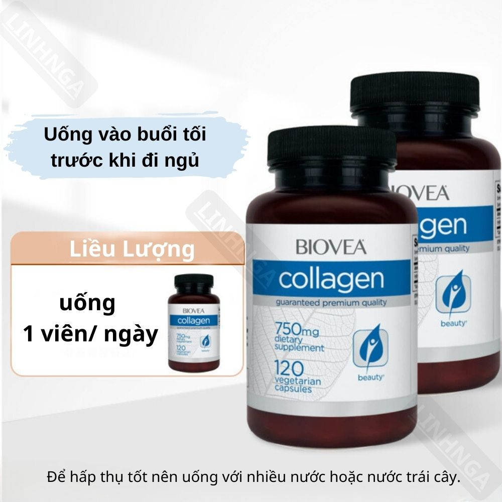 Viên Uống Biovea Collagen 750mg 120 viên - Nội địa Đức
