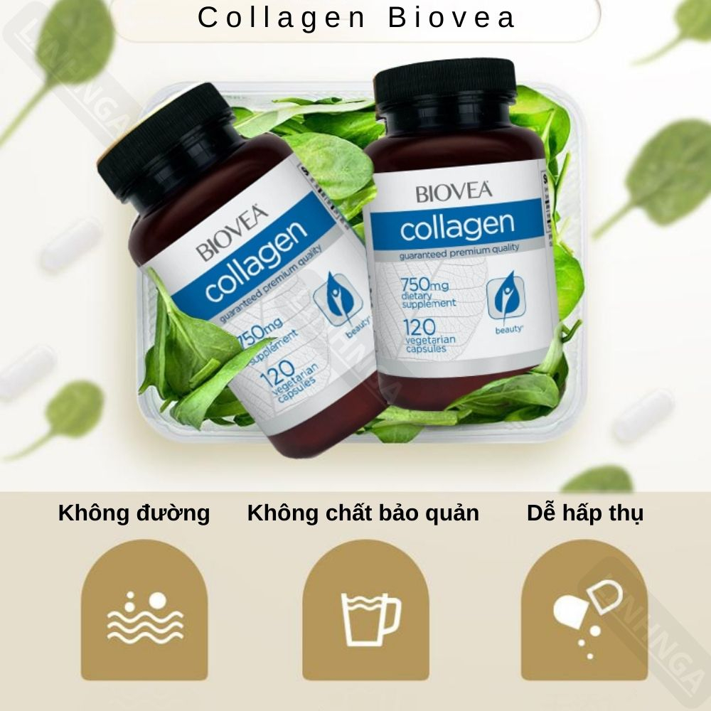 Viên Uống Biovea Collagen 750mg 120 viên - Nội địa Đức