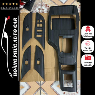 Ốp nội thất fortuner ốp nội thất toyota fortuner 2017-2018-2019-2020-2021-2022 số tự động vân cacbon abs