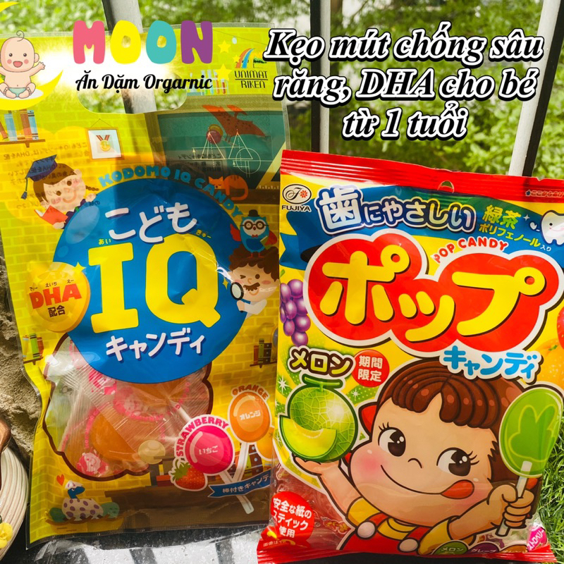 Kẹo mút chống sâu răng Fujiya, kẹo Mút IQ Nhật Bản