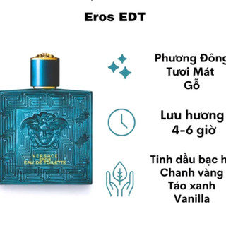 Nước hoa nam : versace eros EDT Chiết 10ml