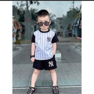A775- bộ đùi sọc trắng pha tay đen n.y