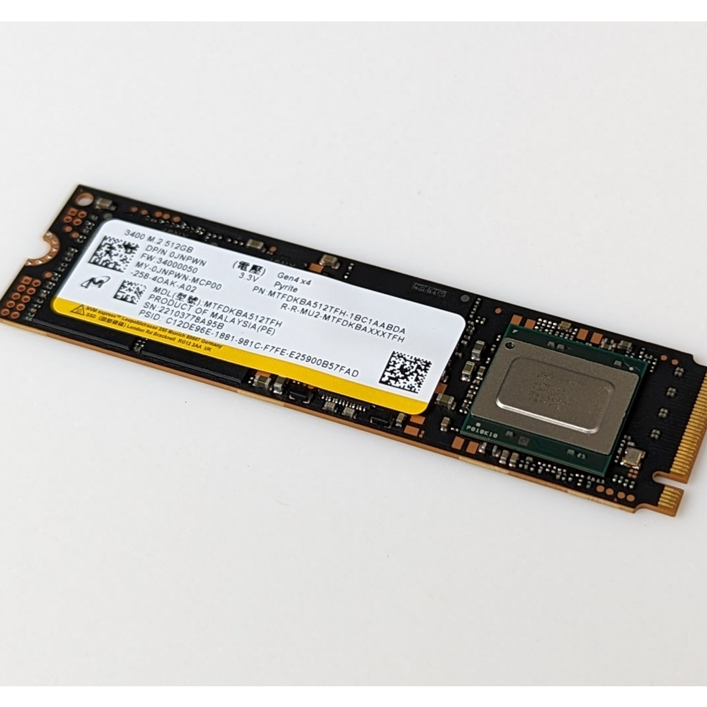 Ổ Cứng SSD Micron 3400 M.2 NVMe 2280 PCIe Gen4 x4 - Bảo Hành 3 Năm