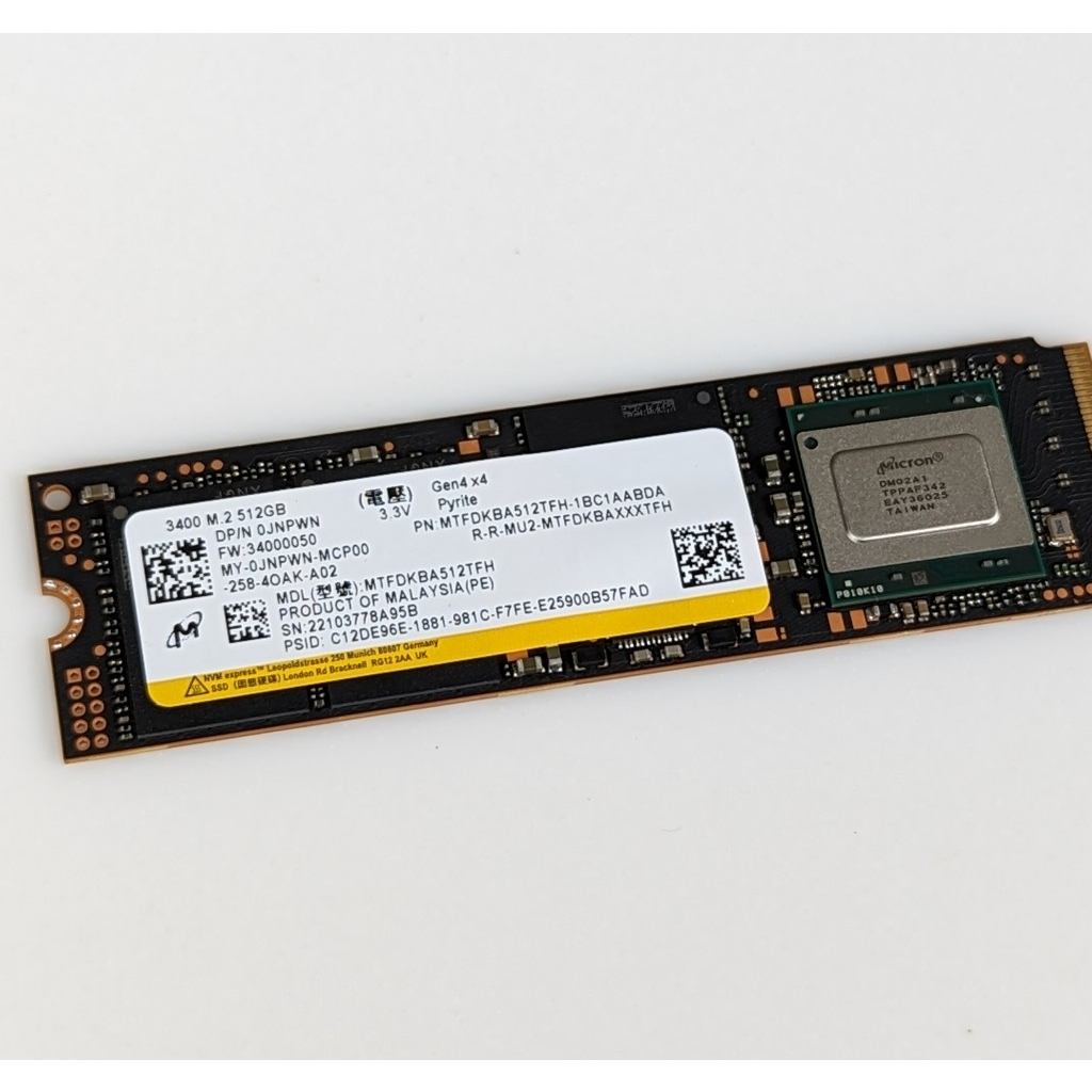 Ổ Cứng SSD Micron 3400 M.2 NVMe 2280 PCIe Gen4 x4 - Bảo Hành 3 Năm
