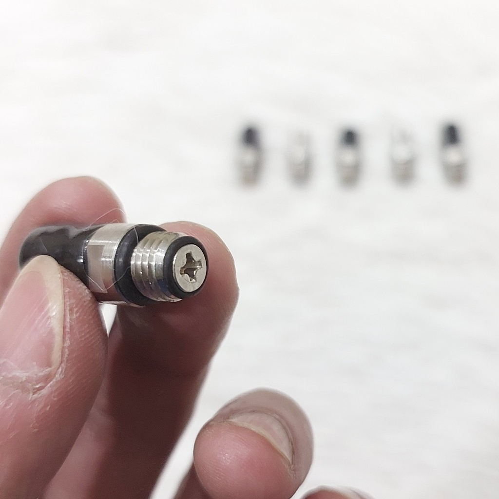Van nạp 1 chiều chân ren 8mm, 10mm bằng inox mẫu mới, sim van nạp các loại
