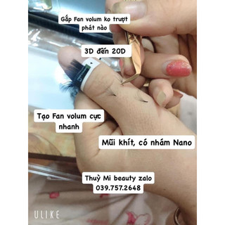 Nhíp volume vàng gắp mi