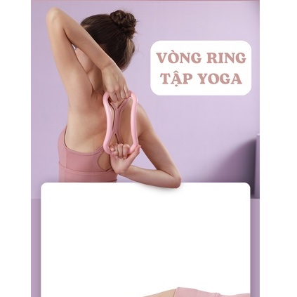 Vòng Yoga Myring cao cấp hỗ trợ tập cổ vai lưng nhựa cao cấp có gai massage rèn luyện cơ thể
