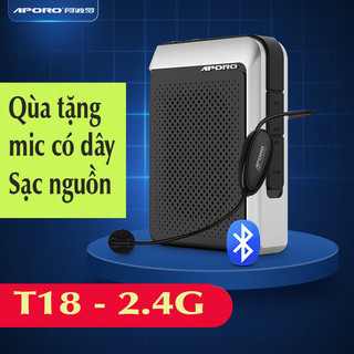Loa trợ giảng Aporo T18 công suất 30W 2.4G Bluetooth 5.0 không dây ( BH 12 THÁNG )