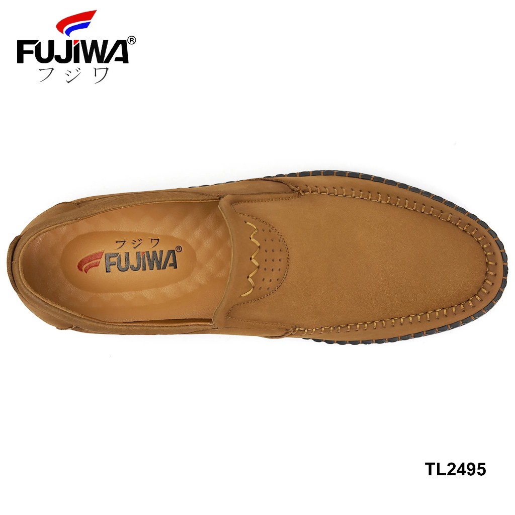 Giày Lười Nam Da Bò FUJIWA - TL2495. Lót Giày Rất Êm Chân. Được Đóng Thủ Công (Handmade). Size: 38, 39, 40, 41, 42, 43