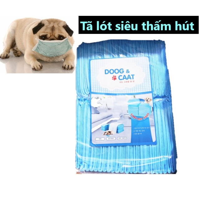Tã lót chuồng cho thu cưng loại 1,2 kg/bịch nhãn hiệu Doog&Caat