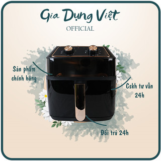 Nồi chiên không dầu nineshield kb-8001m nhật bản - nồi chiên không dầu 10 lít