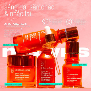 Sản phẩm dưỡng da Dr Dennis Gross Vitamin C + Lactic