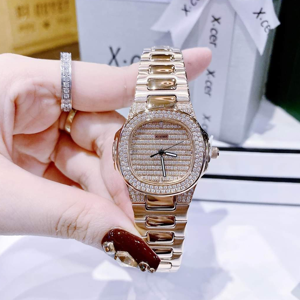 Đồng Hồ Nữ Chính Hãng X.Cer Size:32mm Full Box Với Thiết Kế Này Mê Đắm,Thu Hút Mọi Ánh Nhìn
