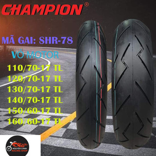 Vỏ xe máy Champion-17 inch (60-70-110-120-130-140-150-160)
