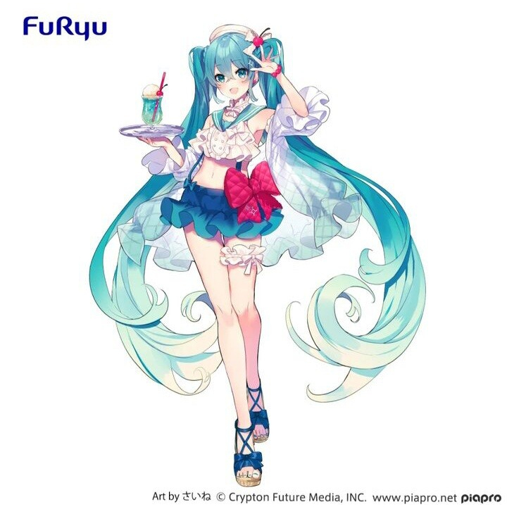Mô hình Hatsune Miku, Piapro Characters, Cream Soda Ver. - Exc∞d Creative - Sweet Sweets -  Figure