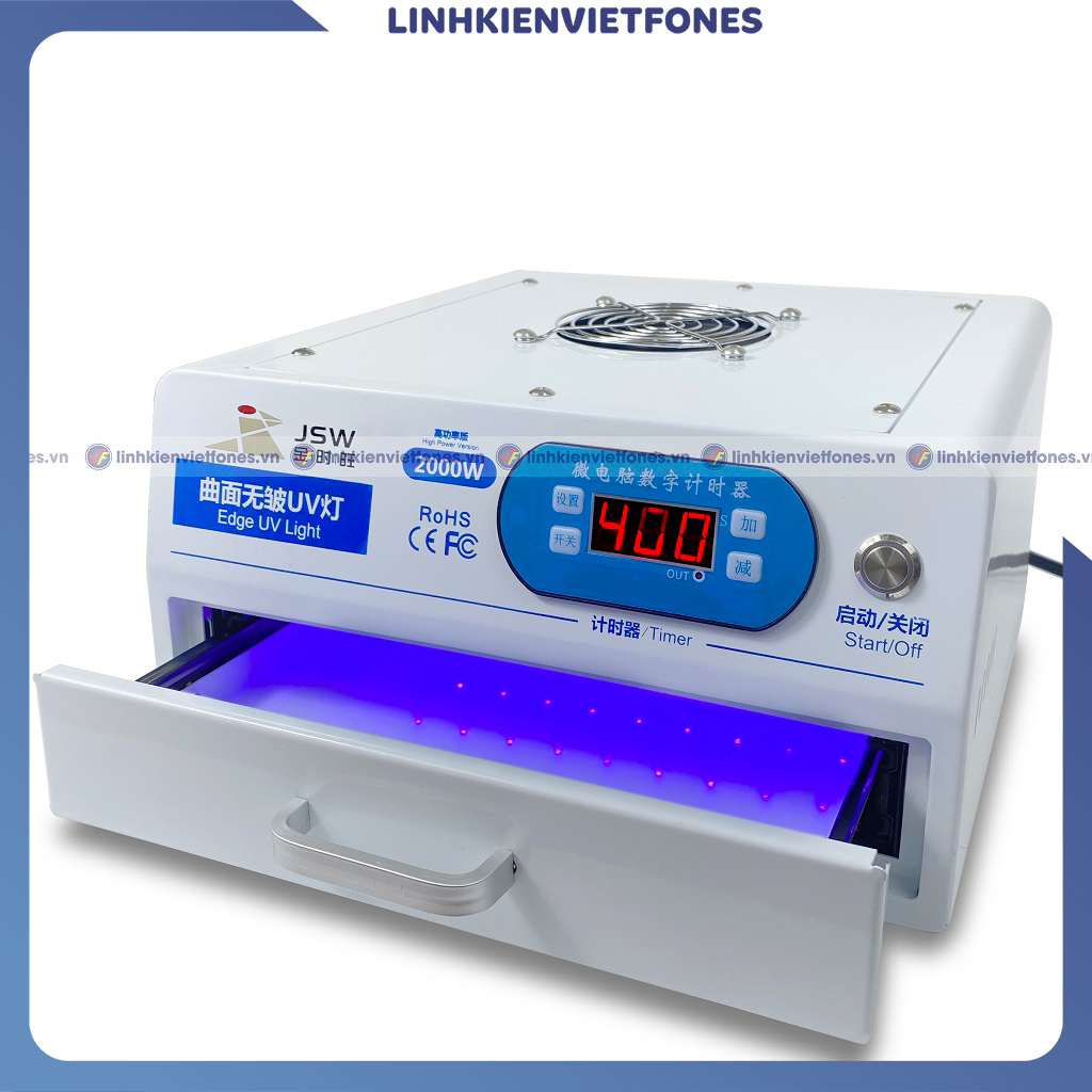 Máy Hấp UV JSW 2000w (Chống hồi bọt màn hình)