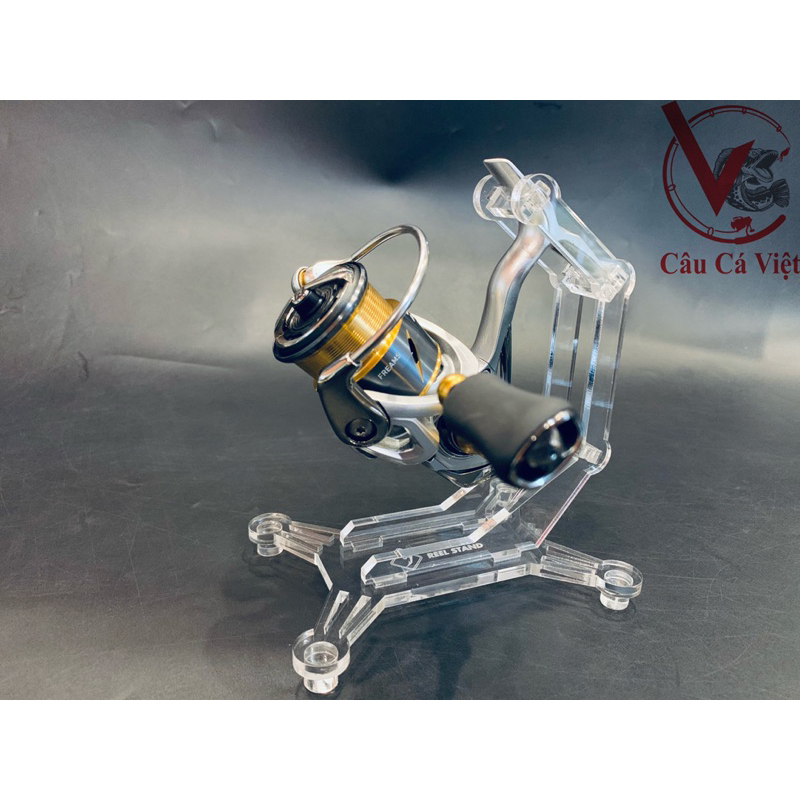 Giá đỡ máy câu cao cấp, trưng bày máy câu. TNT Reel Stand.