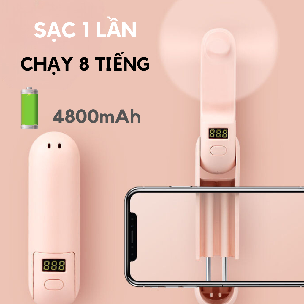 Quạt Mini Cầm Tay Giá Rẻ Gấp Gọn Giải Pháp Thông Minh Cho Mùa Hè Nóng Bức