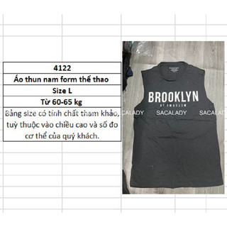 Áo Thun Ba Lỗ Brooklyn - Size L (60-65kg) - 4122