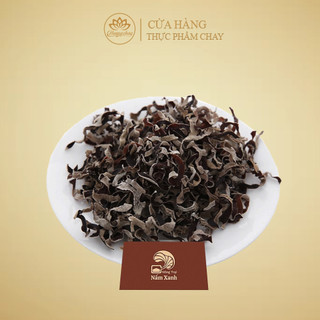 Nấm mèo khô sợi nông trại nấm xanh 50g - thực phẩm hương chay nxhk002