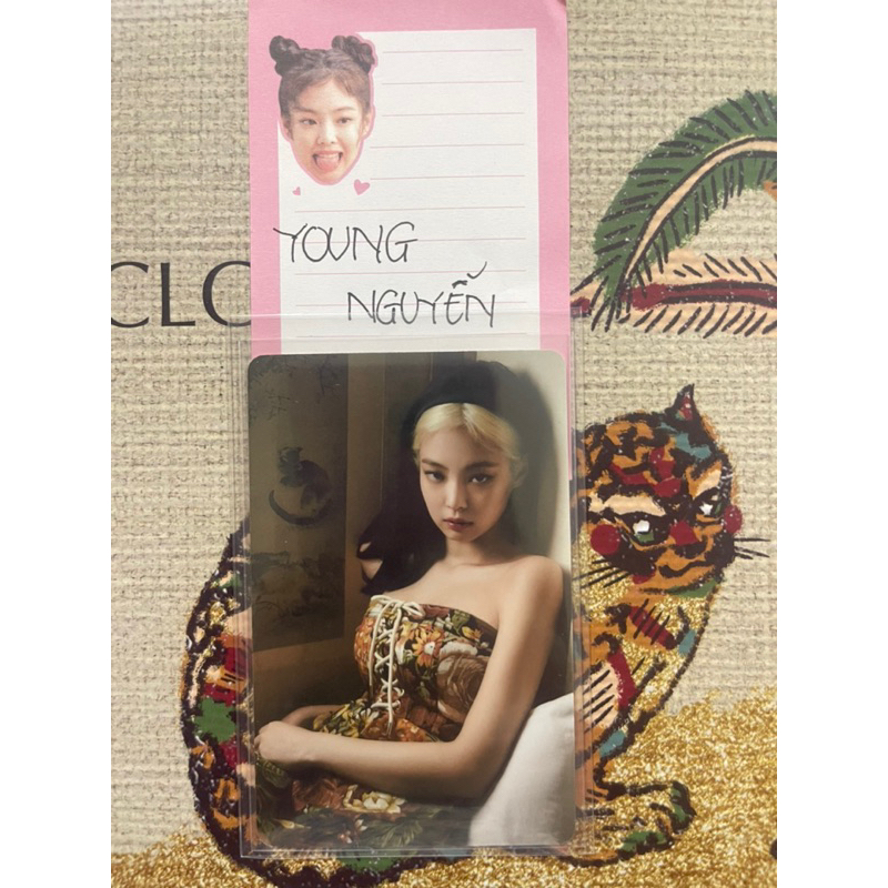 CARD JENNIE BLACKPINK