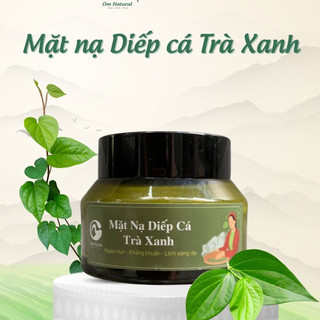 Mặt Nạ Diếp Cá Trà Xanh A Om Natural Giảm Mụn, Sáng Da, Mềm Mịn, Cấp Ẩm 50g