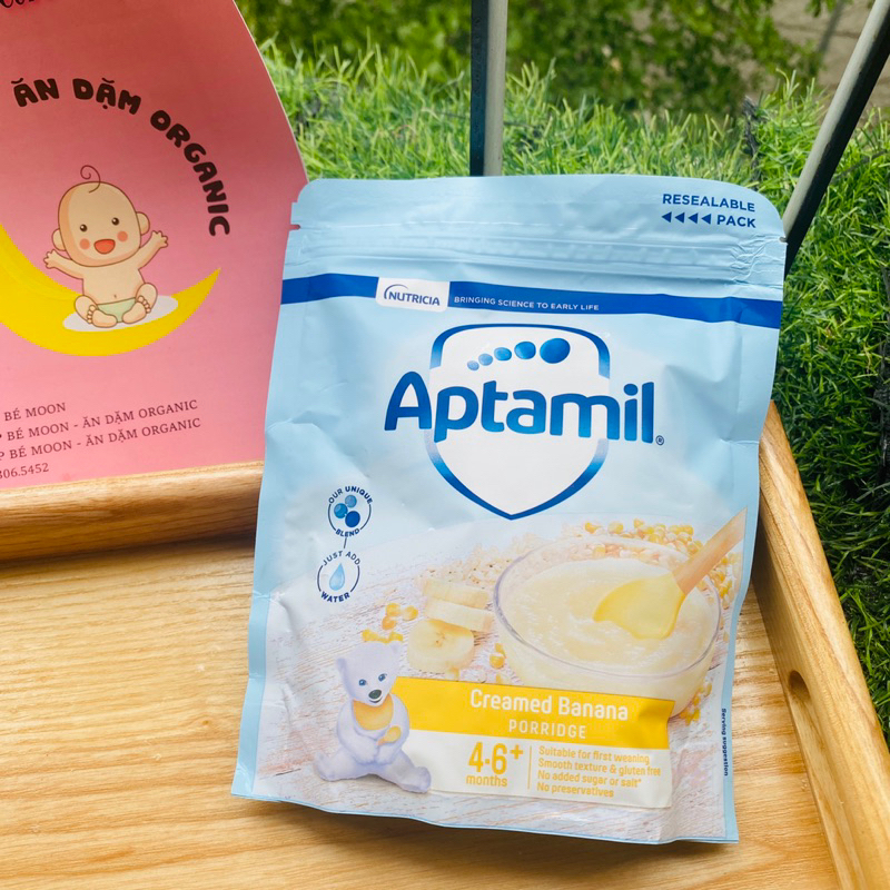 Bột ăn dặm Aptamil cho bé 4-6m+