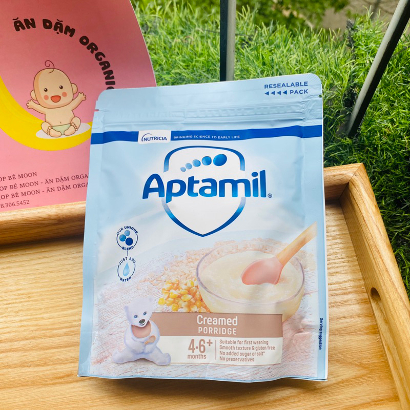 Bột ăn dặm Aptamil cho bé 4-6m+