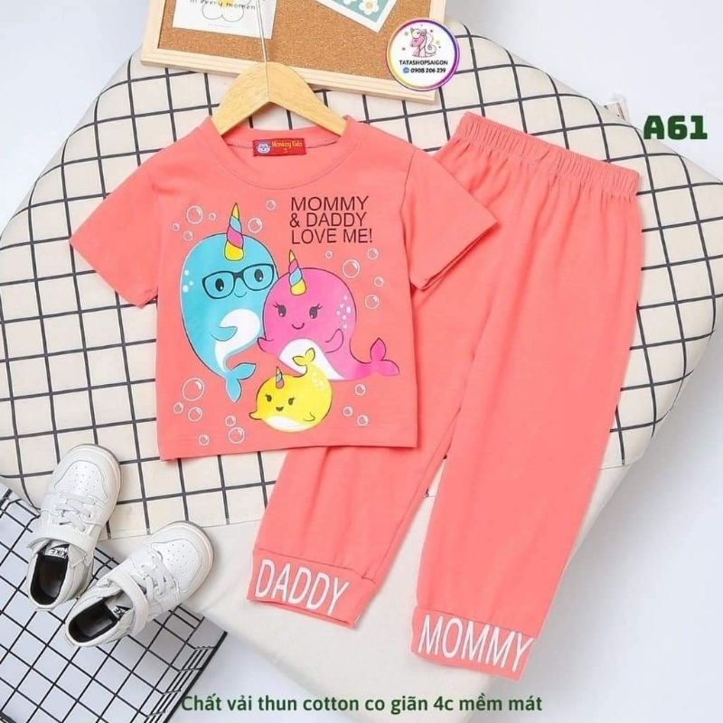 Bộ bé gái quần dài