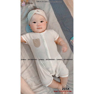 Body cộc tay cúc giữa Bu