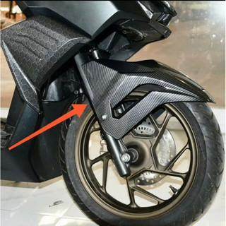 Dè trước xe vario 160 abs cbs phong cách mã lai carbon & đen nhám & bạc