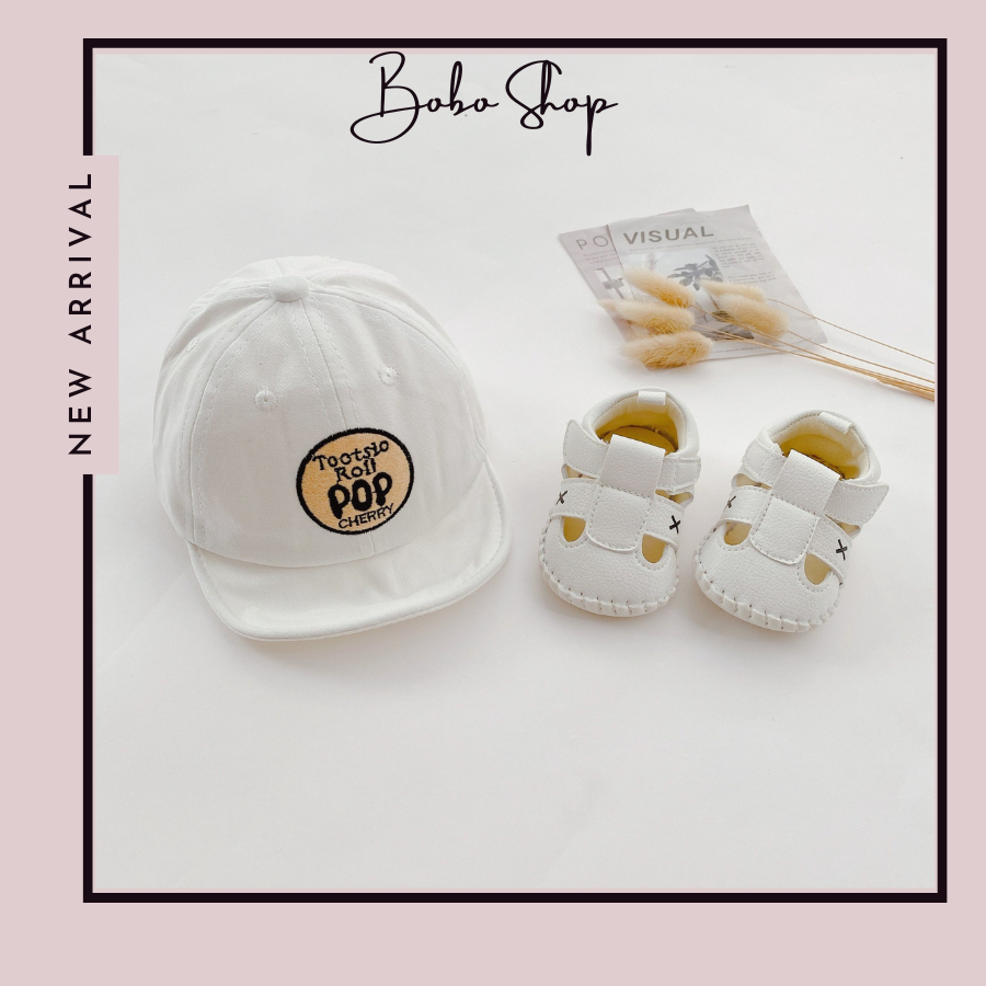 Combo nón giày xịn xò cho bé yêu size 0-15th