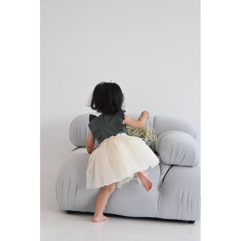 Áo Cánh Tiên Sát Nách Bé Gái Macro & Micro Wing Singlet Top