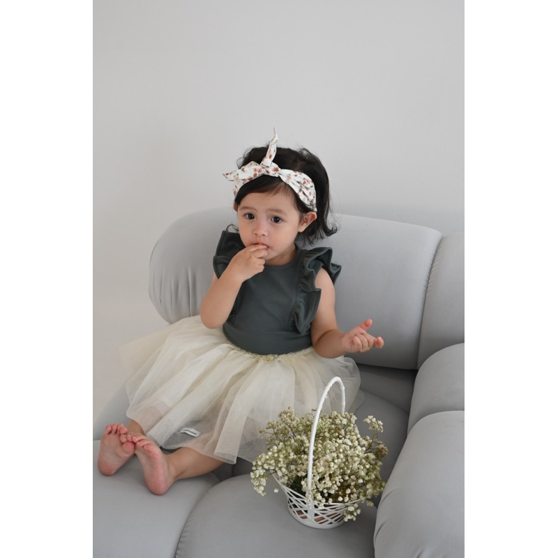 Áo Cánh Tiên Sát Nách Bé Gái Macro & Micro Wing Singlet Top