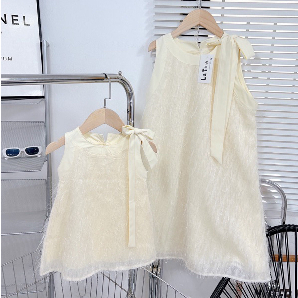 Váy đôi mẹ và bé gái xinh xắn Đồ đôi mẹ con 10-30kg 45-68kg