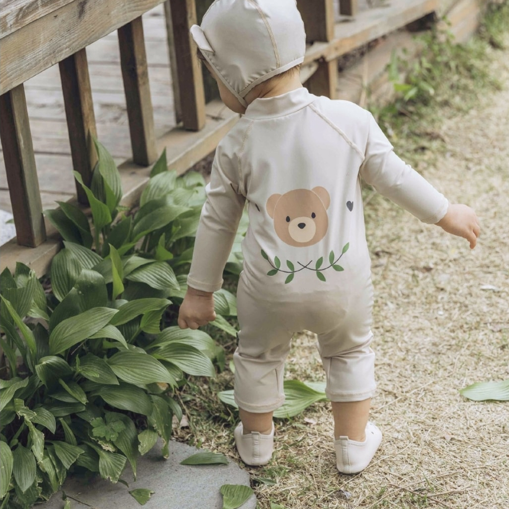 Sale (Chính hãng) Giày bơi Aqua đế chống trơn hoạ tiết đáng yêu KoongsKoongs made in Korea cho bé thời trang trẻ em