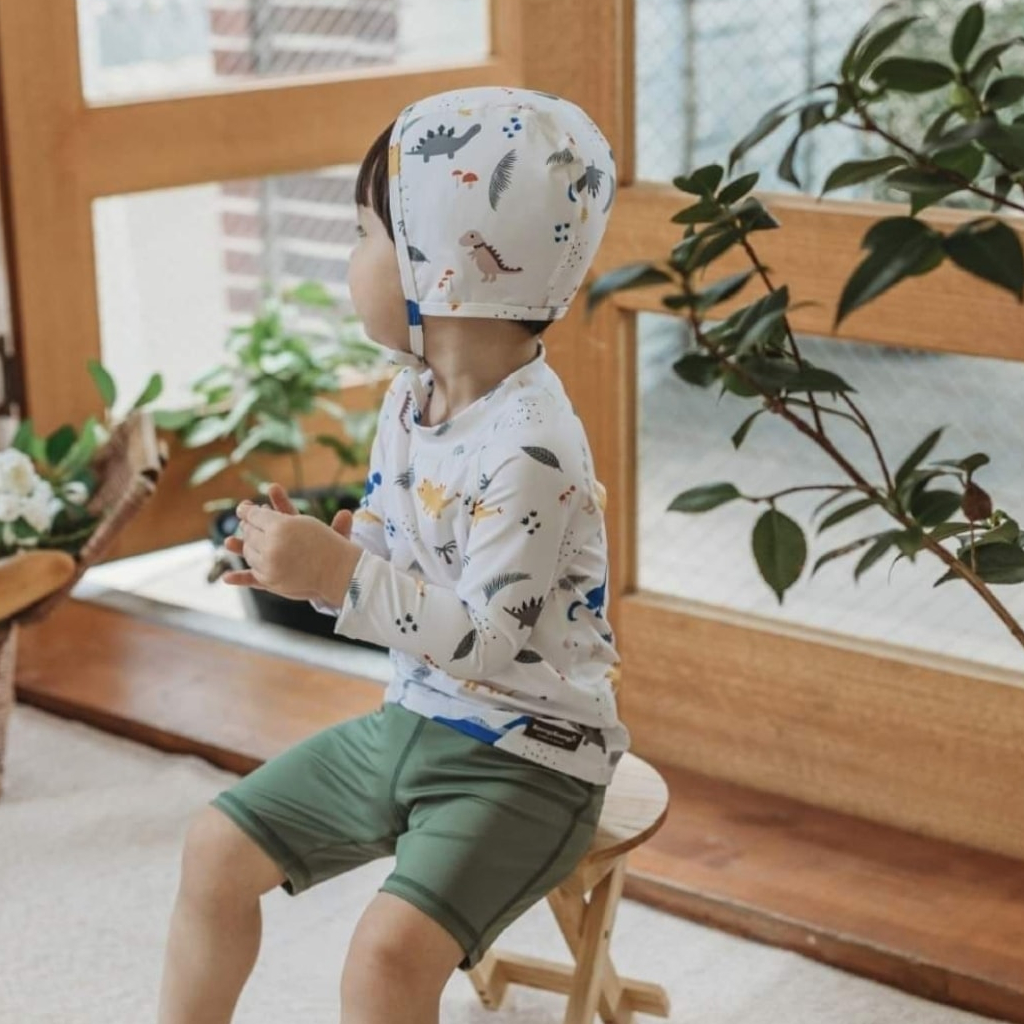 Sale (Chính hãng) Giày bơi Aqua đế chống trơn hoạ tiết đáng yêu KoongsKoongs made in Korea cho bé thời trang trẻ em