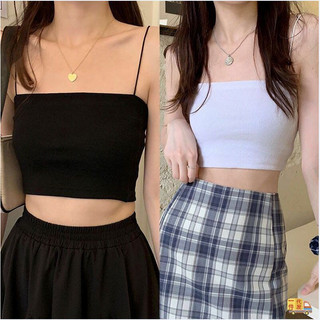 Áo hai dây croptop siêu xinh , áo bra dang đẹp dễ phối đồ