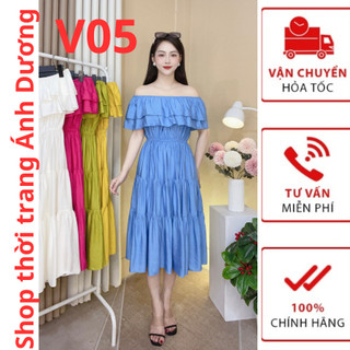 Đầm maxi, váy đi biển chất liệu Đũi tơ hàn cao cấp, mềm mại,  thiết kế tầng xòe suông dáng dài, đi biển đi dạo phố