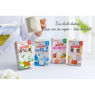 Trà Wakodo Nhật Bản dinh dưỡng cho bé - vị lúa mạch, điện giải, trái cây, trà xanh