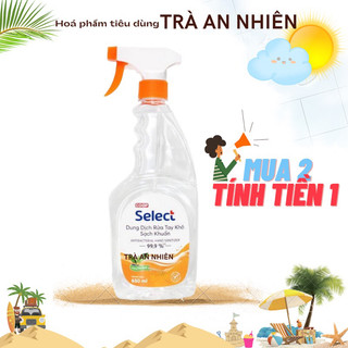 Dung dịch rửa tay khô sạch khuẩn Coop Select hương Trà Xanh - Chai 650ml