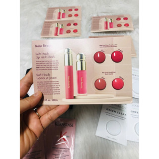 [AUTH 1000%] Set Sample Má Hồng Kem và son tinted Soft Pinch Lip and Cheek Rare Beauty by Selena Gomez