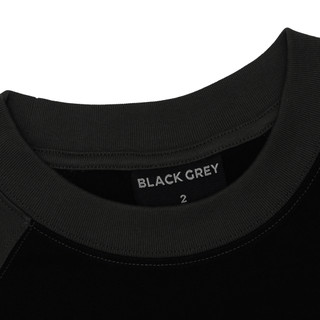 Áo thun Raglan Black Grey x Four Basic Grey Black T02